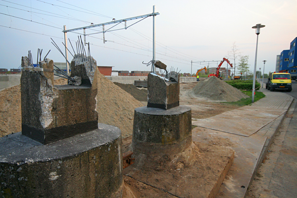 werk aan het spoor