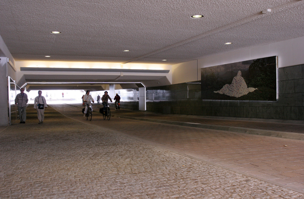 Nieuwe NS fietstunnel