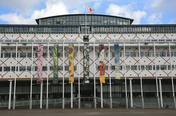 banieren aan stadhuis