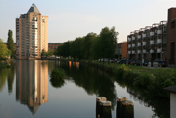 gezicht vanaf Deventerstraat