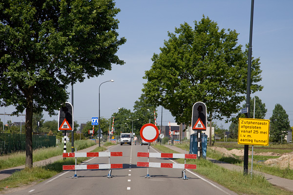 afsluiting spoorwegovergang Zutphensestraat