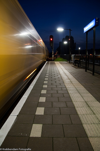 Catching a train