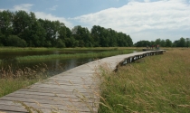 Op 17 juni werd door Natuurmonumenten (www.natuurmonumenten.nl) een Open Dag in het nieuwe Beekbergerwoud gehouden. Op deze plek (net onder Apeldoorn aan het Apeldoorns kanaal bij Klarenbeek), werd het laatste stukje oerbos in 1871 omgehakt. Natuurmonumenten werkt er hard om van het Beekbergerwoud weer een waardevol natuurgebied te maken. Een nat bos, afgewisseld met bloemrijke graslanden, natte heide en poelen. Het eerste stuk van 54 hectare is weer natuurgebied en toegankelijk voor wandelaars middels een vlonderpad. Uiteindelijk moet het woud weer 300 hectare groot worden.
gm[[52.16561425564848, 6.01377010345459]]